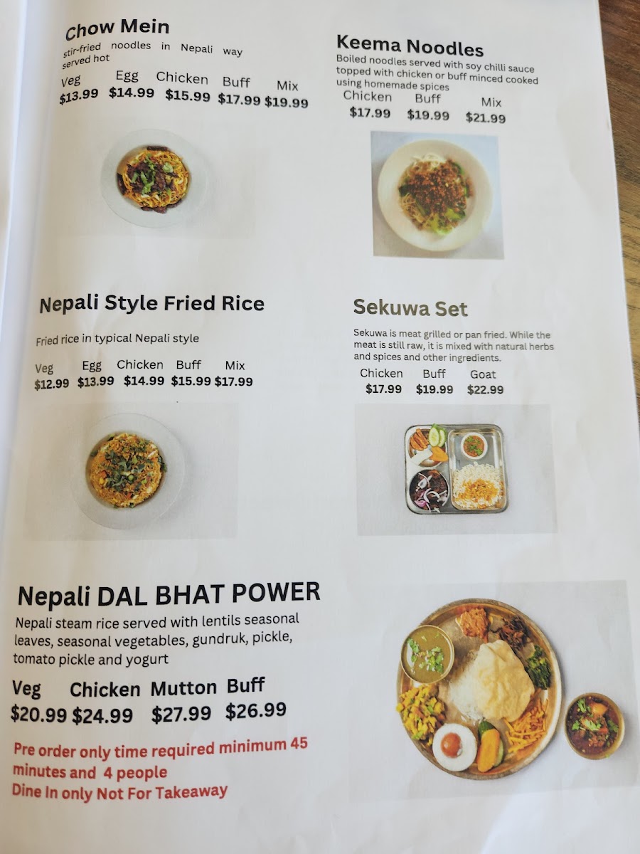 Menu Bhoye Chhen - The Best And Authentic Nepali Restaurant-2